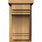 Ekena Millwork Pescadero Rough Sawn Corbel w/Backplate, Western Red Cedar, 8"W x 10"D x 14"H COR08X10X14PEC01RWR - alternate 2